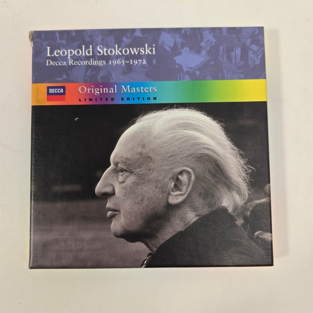 Leopold Stokowski Decca Recordings 1965-1972 5 CD Original Masters Box VG+/EX